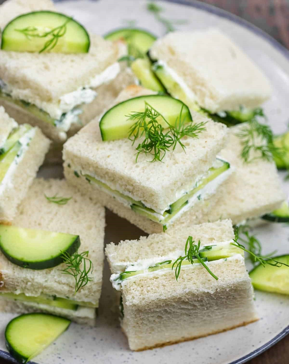 Mix Tea Sandwiches Platter (Order of 30)